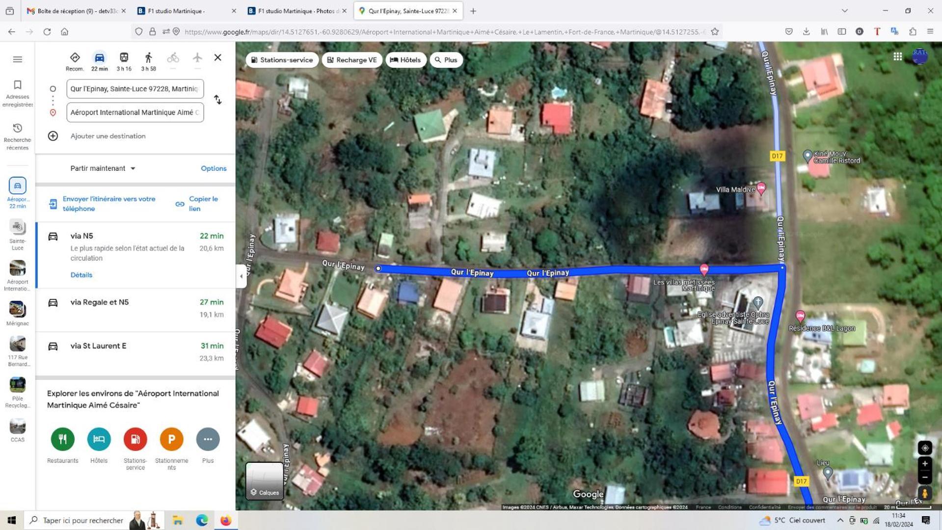 F1 Studio Martinique Guinée-Fleury Exterior foto